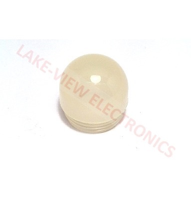 INDICATOR LENS CAP WHITE ROUND TRANSPARENT