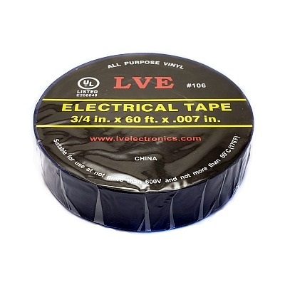 TAPE 3/4&quot; X 60FT BLUE PVC
