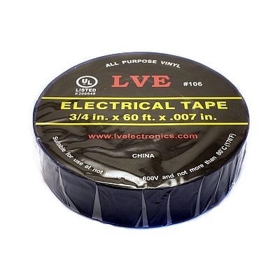 TAPE 3/4" X 60FT BLUE PVC