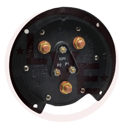 COLE HERSEE M-754-01 SWITCH BATTERY SELECTOR/MASTER DISCONNECT W/ TWO PILOT LIGHTS