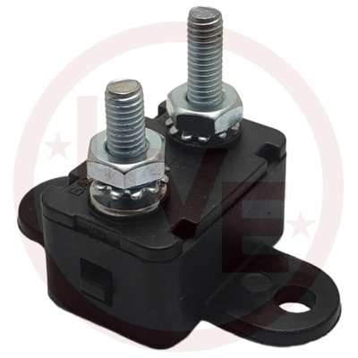 CIRCUIT BREAKER 20A 32V PUSH TO RESET PLASTIC BODY