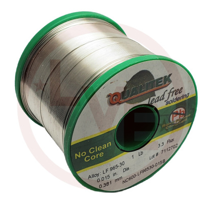 SOLDER SAC305 .015DIA 3.3% NO CLEAN 1LB SP