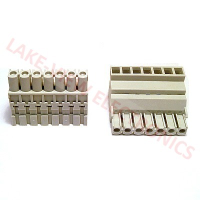 TERMINAL BLOCK 7POS 5.08P 90DEG IDC GREY