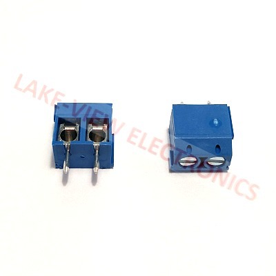 TERMINAL BLOCK 2POS 5P VERT PCB BLUE