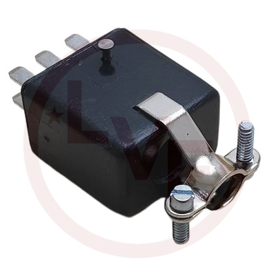 CONNECTOR PLUG 6 POS MALE 10A CABLE CLAMP TOP