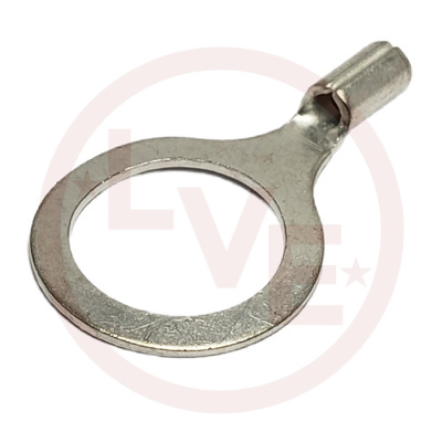 TERMINAL RING 18-14 AWG 1/2&quot; STUD NON-INSULATED
