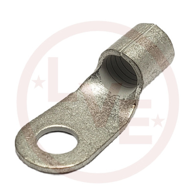 TERMINAL RING 4 AWG 1/4&quot; STUD LARGE WIRE NON-INSULATED