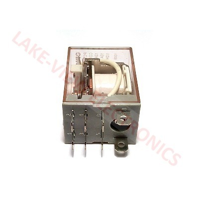RELAY 24VAC 12A DPDT PLAIN CASE GOLD PLATED CONTACTS GENERAL PURPOSE RELAY