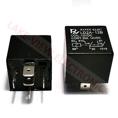 RELAY 12VDC 20A DPST SEALED AUTO DPST-DM (2 FORM A) AUTO RELAY
