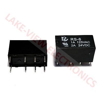 RELAY 6VDC 2A DPDT SENSITIVE PCB MINIATURE RELAY