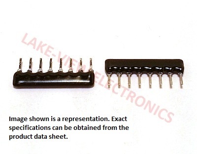 RESISTOR NETWORK 3.3K OHM 8P4R 2% SIP