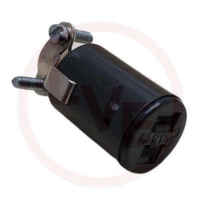 CONNECTOR SOCKET 2 POS FEMALE 10A CABLE CLAMP TOP