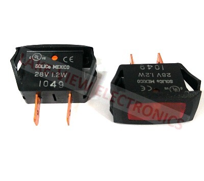INDICATOR 28V AMBER INCAND 0.250&quot; Q.C. TABS PNL MT LIGHT