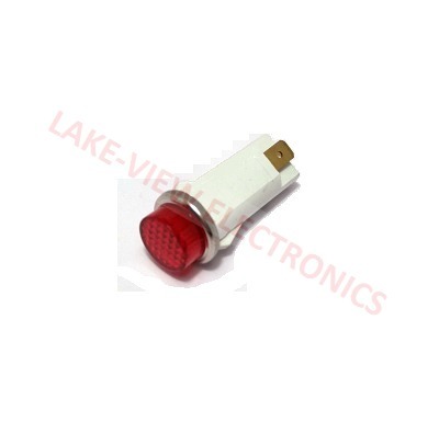 INDICATOR 14V RED INCAND 0.187" Q.C. TABS PNL LIGHT