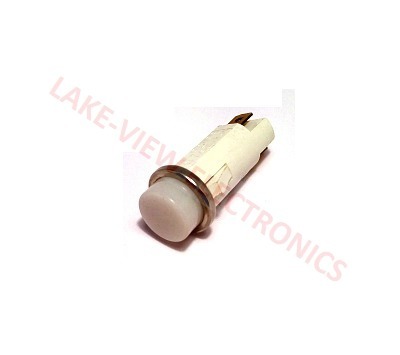 INDICATOR 125V WHITE NEON 0.187&quot; Q.C. TABS PNL LIGHT
