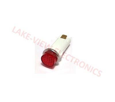 INDICATOR 125V RED NEON 0.187" Q.C. TABS PNL LIGHT