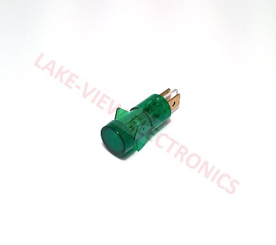 INDICATOR 14V GREEN INCAND 0.250&quot; Q.C. TABS PNL LIGHT