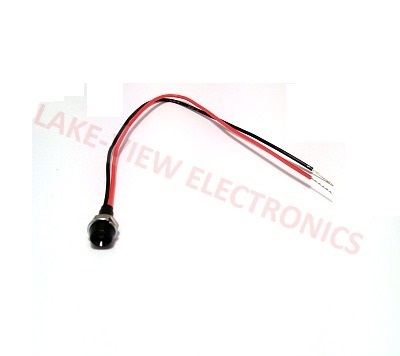 INDICATOR 2V YELLOW LED 6" LEADS