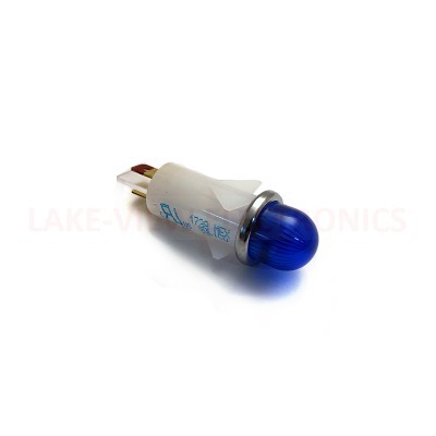 INDICATOR 28V BLUE LED 0.187" Q.C. TABS PNL MT