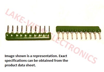 RESISTOR NETWORK 1K OHM 10P9R 2% SIP