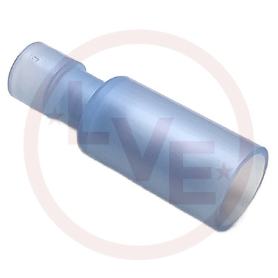 TERMINAL BULLET MALE CONNECTOR 16-14 AWG FULLY INSULATED NYLON BLUE