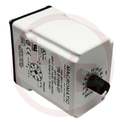 RELAY TIMER 24V AC/DC 10A SPDT 0.3-30 SEC OFF DELAY