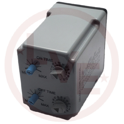 RELAY TIMER 120V 10A DPDT 8 PIN OCTAL PLUG