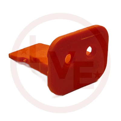 CONNECTOR WEDGELOCK ORANGE FOR DT 2 PIN