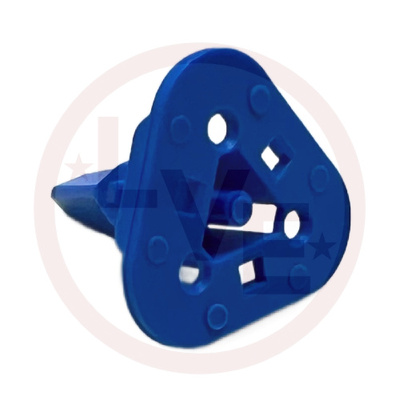 CONNECTOR WEDGELCOK BLUE FOR DT 3 PIN