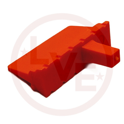 CONNECTOR WEDGELOCK ORANGE FOR DTM 12 PIN