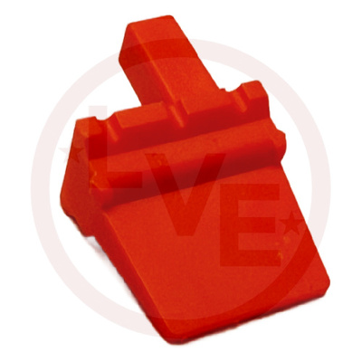 CONNECTOR WEDGELOCK ORANGE FOR DTM 6 PIN