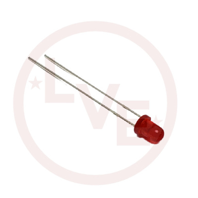 LED 3MM RED DIFFUSED 627NM 20MA 2V